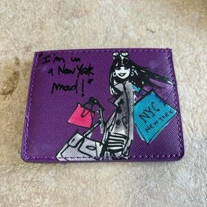 IZak Slim Purple Wallet